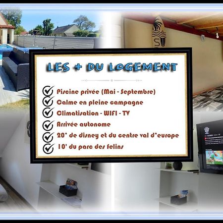 15Min De Disney, Dependance Et Piscine Privee A La Campagne Crevecoeur-en Brie Ngoại thất bức ảnh